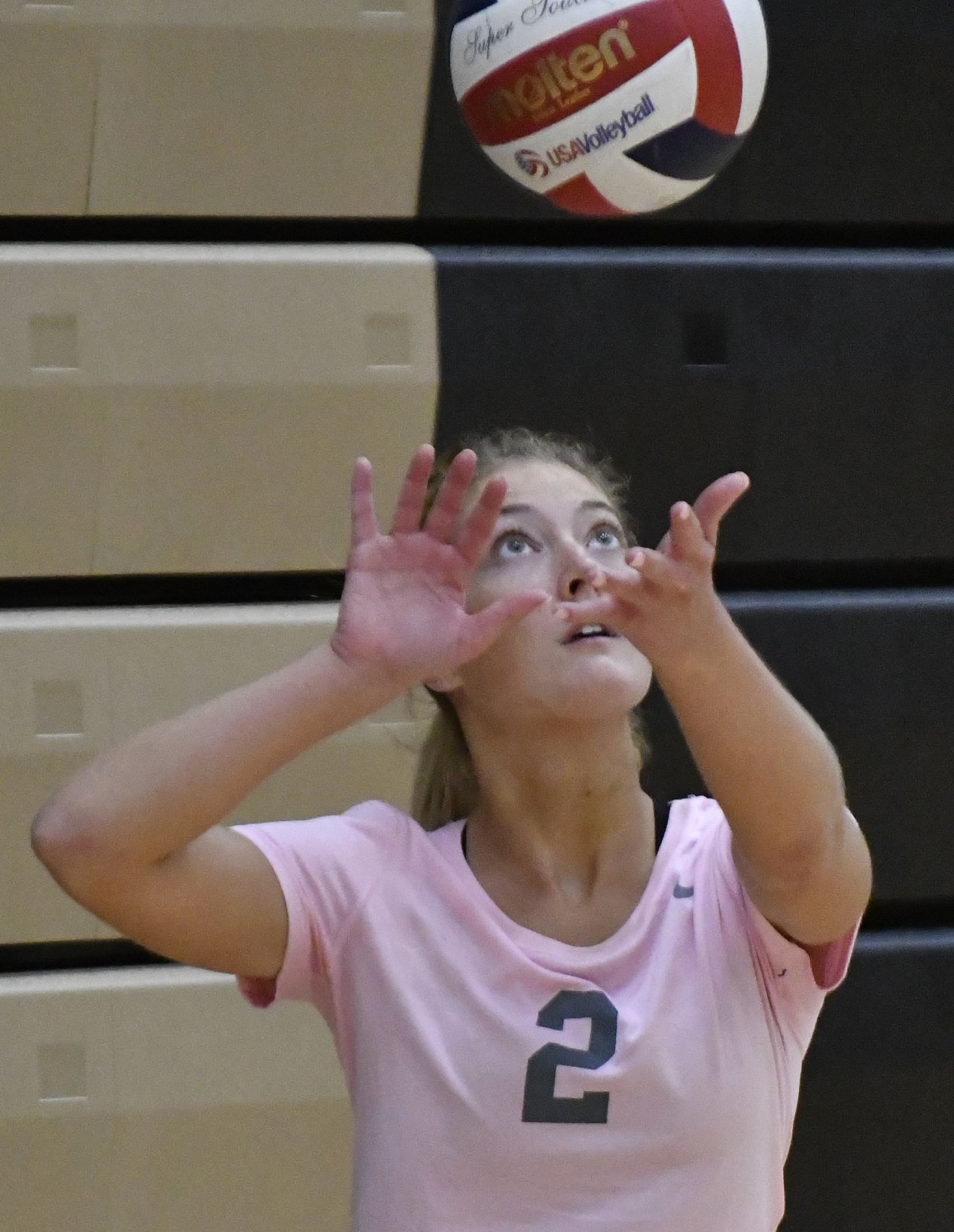 Oakville versus Visitation at Gateway Match Up Volleyball Tournament